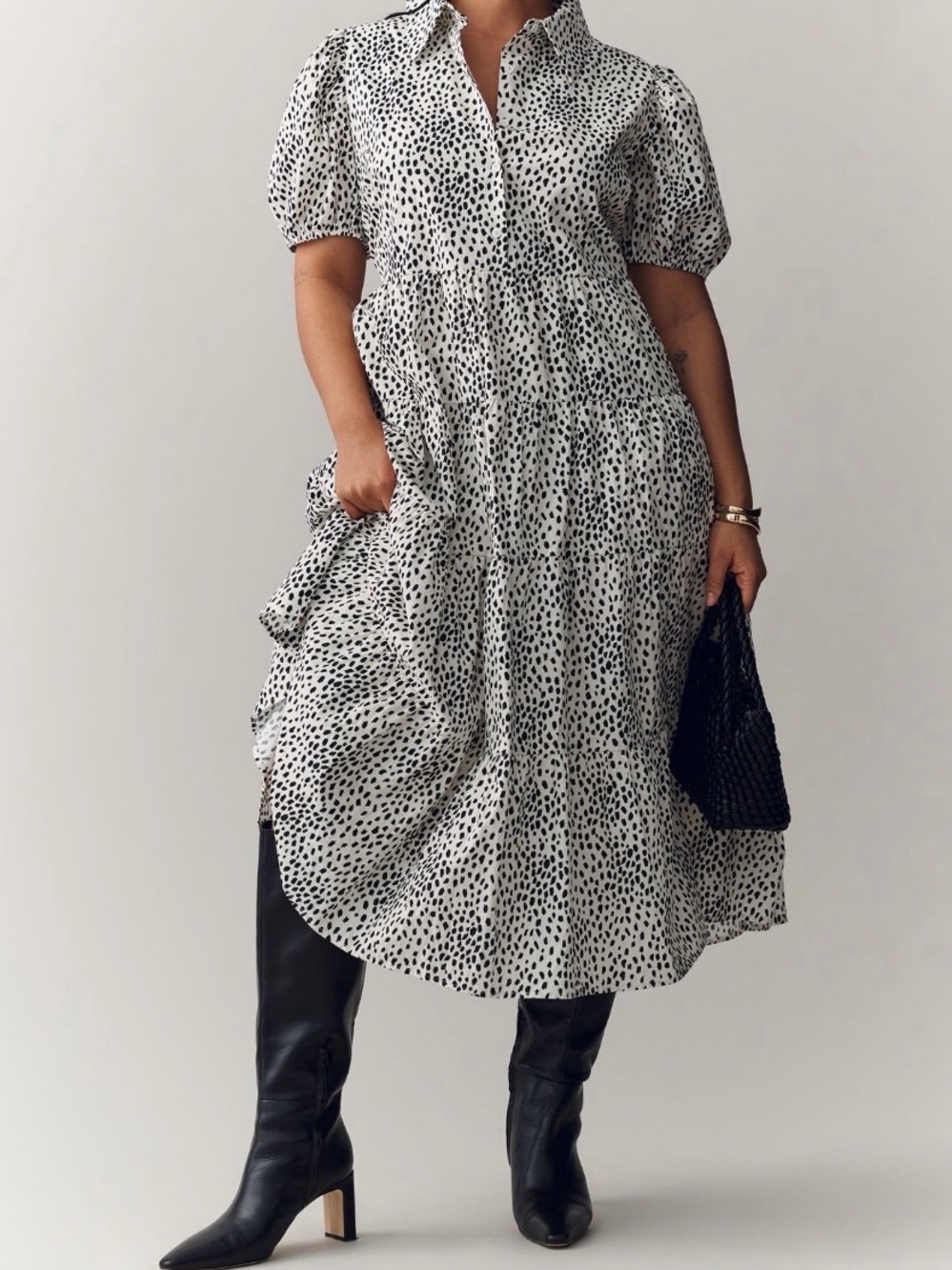 Anthropologie English Factory Plus Dress